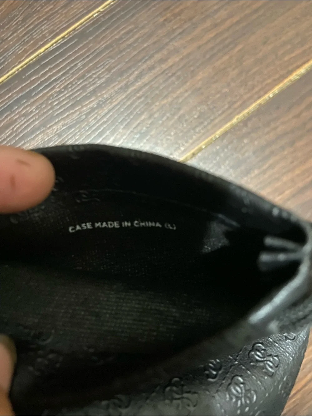 GUESS Glasses Case Sunglasses Case Logo Black Soft Bag NEW